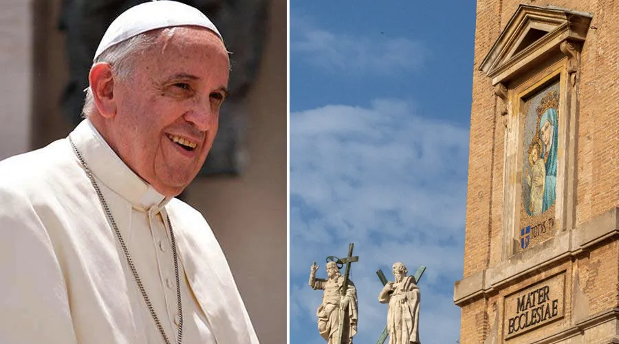 Papa Francisco: María, Madre de la Iglesia es camino que lleva al Corazón de  Cristo