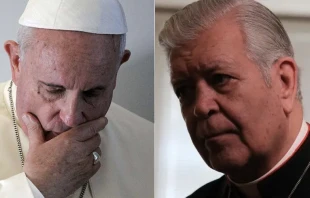 Papa Francisco. Foto: ACi Prensa / Cardenal Jorge Urosa. Foto: Bohumil Petrik / ACI Prensa 