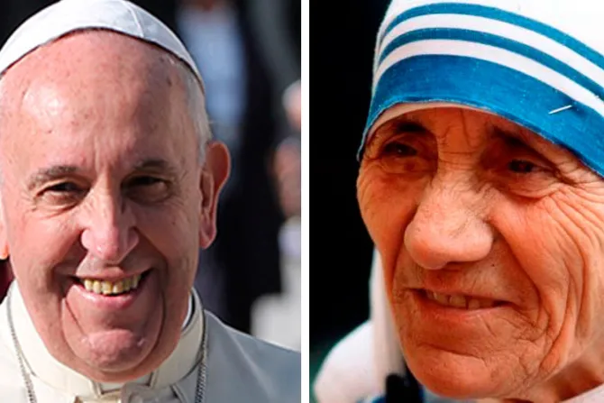 Papa Francisco califica a Madre Teresa como “incansable trabajadora de la caridad”