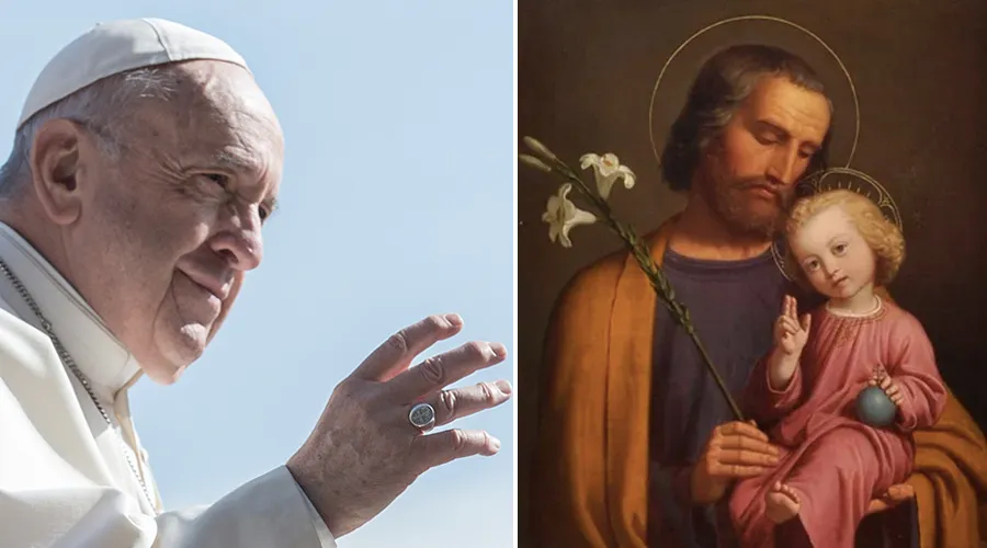 El Papa propone esta oración a San José para “ayunar de las palabras vanas”