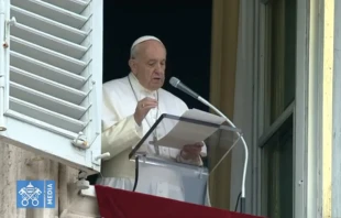 El Papa Francisco en el rezo del u00c1ngelus. Foto: Captura YouTube 