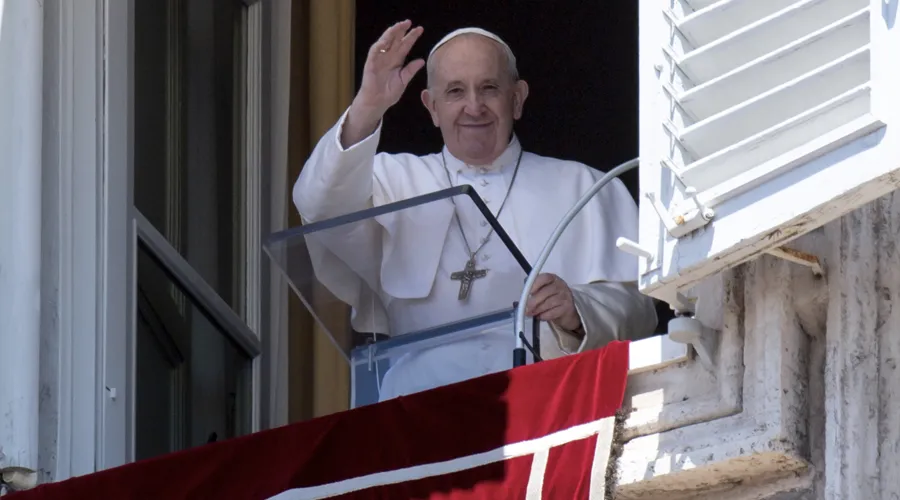 Imagen referencial. Papa Francisco en el Ángelus. Foto: Vatican Media