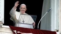 El Papa Francisco en el rezo del u00c1ngelus. Foto: Vatican Media
