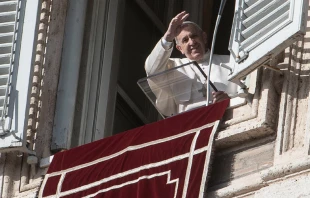 El Papa Francisco en el rezo del u00c1ngelus. Foto: Vatican Media  