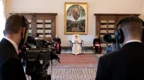 Imagen referencial. Audiencia General del Papa Francisco en agosto de 2020. Foto: Vatican Media