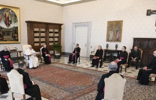 El Papa Francisco en la Audiencia General Foto: Vatican Media 