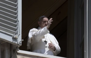 Bendiciu00f3n del Papa Francisco tras rezo del Regina Coeli. Foto: Vatican Media 