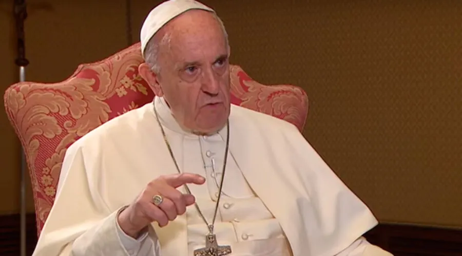 El Papa Francisco durante el programa "Padre Nostro" / Captura de video TV2000