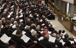 Papa Francisco con los Cardenales en el Vaticano. Foto: Vatican Media 