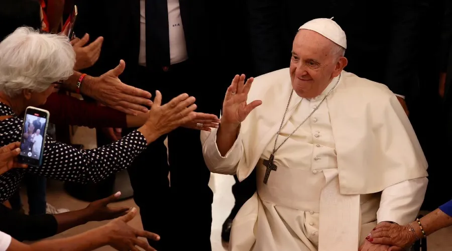 El Papa Francisco ha visitado el Centro Parroquial de Serafina, viernes 4 de agosto 2023. Crédito: Daniel Ibáñez/ACI Prensa.?w=200&h=150