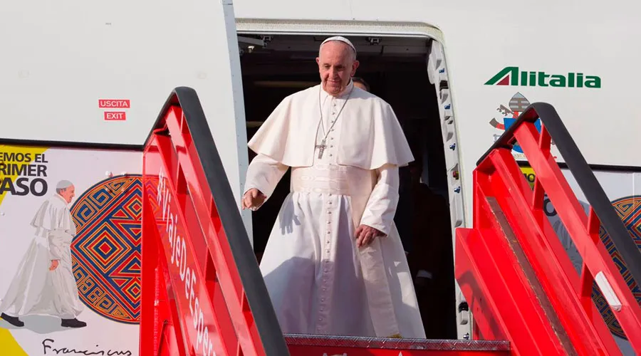 El Papa Francisco llega a Colombia / Crédito: Presidencia de Colombia?w=200&h=150
