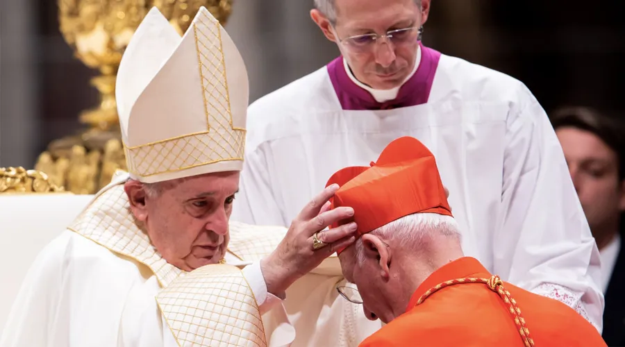Imagen referencial. Papa Francisco en el consistorio de 2019. Foto: Daniel Ibáñez / ACI Prensa