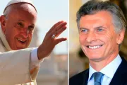 Papa Francisco anima a presidente Macri a seguir trabajando por el bien de Argentina