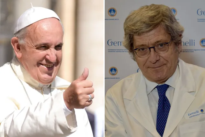 Papa Francisco nombra médico personal al doctor Roberto Bernabei