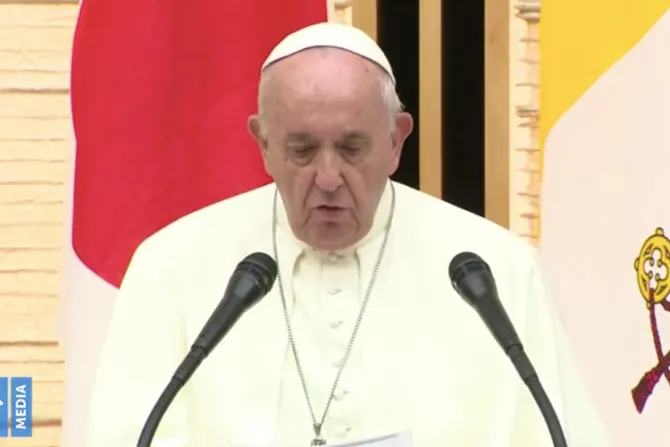 La única arma capaz de garantizar la paz es el diálogo, afirma el Papa en Japón