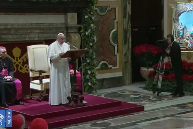Discurso del Papa Francisco a la Curia Romana por Navidad