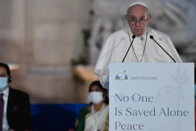 Discurso del Papa Francisco en Encuentro de Oración por la Paz