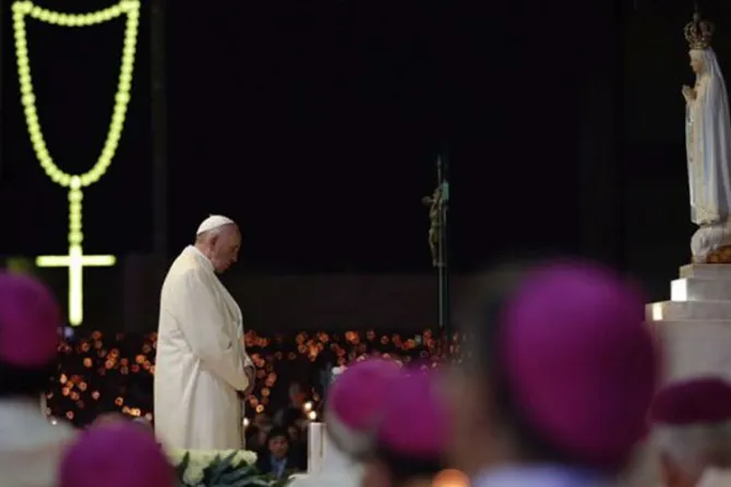 Santuario de Fátima reza por el Papa Francisco en aniversario de su elección