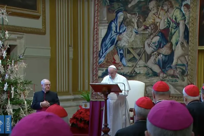 Discurso del Papa Francisco a la Curia Romana para las felicitaciones navideñas