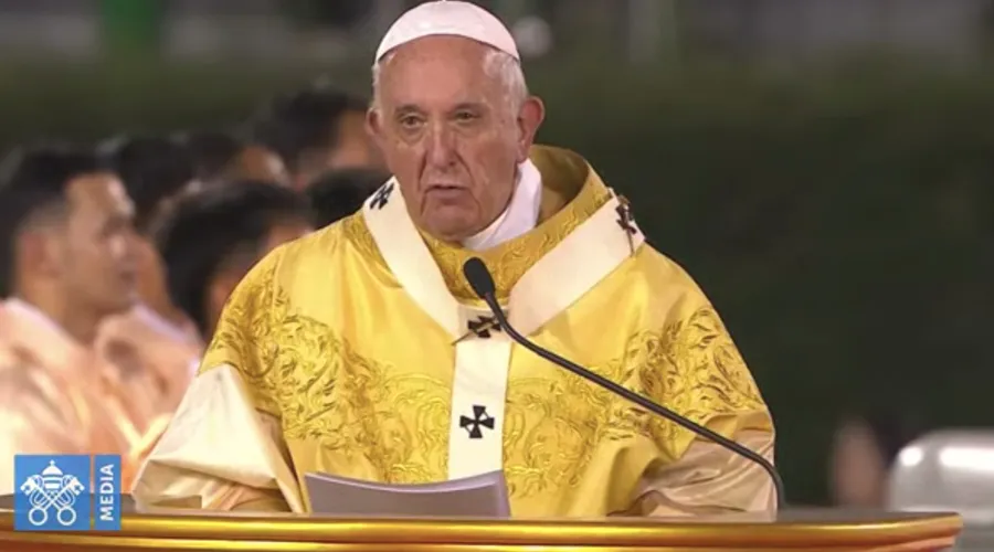 El Papa Francisco en la Misa en Tailandia. Foto: Captura YouTube?w=200&h=150