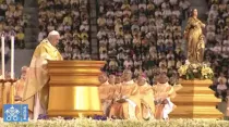 El Papa Francisco en la Misa en Tailandia. Foto: Captura YouTube