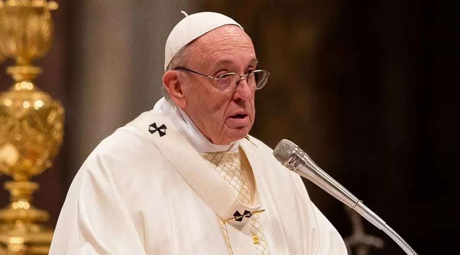 Papa Francisco / Foto: Daniel Ibañez - ACI Prensa