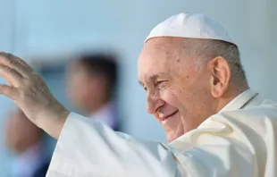El Papa Francisco en Lisboa, 3 de agosto. Crédito: Vatican Media 