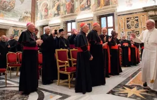 El Papa Francisco recibe a miembros del Pontificio Consejo para la Promoción de la Unidad de los Cristianos / Foto: L'Osservatore Romano 