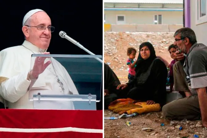 Papa Francisco urge a un pacto sobre refugiados que garantice su asistencia y protección