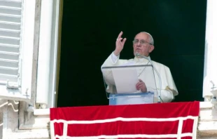 El Papa en el u00c1ngelus. Foto: L'Osservatore Romano 