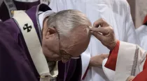 El Papa Francisco en el Miércoles de Ceniza de 2019. Foto: Vatican Media