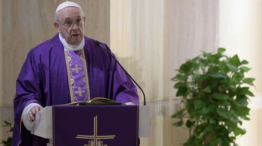 El Papa Francisco en la Misa de la Casa Santa Marta. Foto: Vatican Media ?w=200&h=150