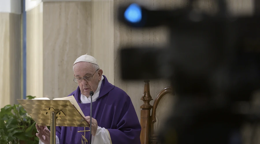 El Papa Francisco en la Misa de la Casa Santa Marta. Foto: Vatican Media ?w=200&h=150