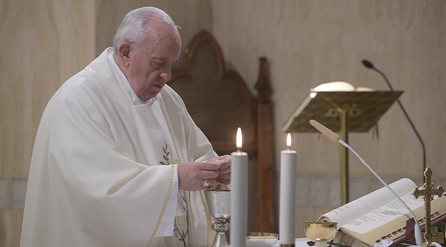 El Papa Francisco en la Misa de la Casa Santa Marta. Foto: Vatican Media ?w=200&h=150