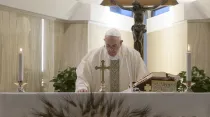 Imagen referencial. El Papa Francisco en Misa de Casa Santa Marta. Foto: Vatican Media