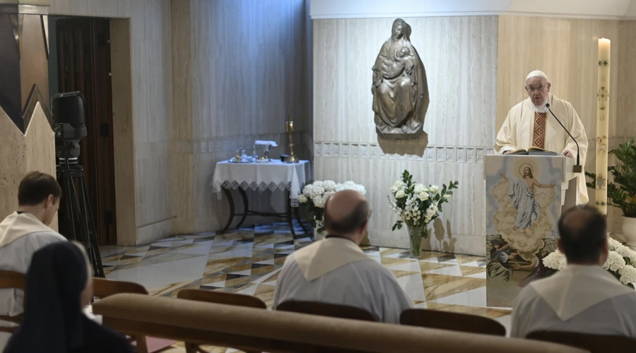 El Papa Francisco en la Misa de la Casa Santa Marta. Foto: Vatican Media ?w=200&h=150