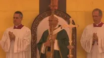 El Papa Francisco en la Misa en Myanmar. Captura Youtube