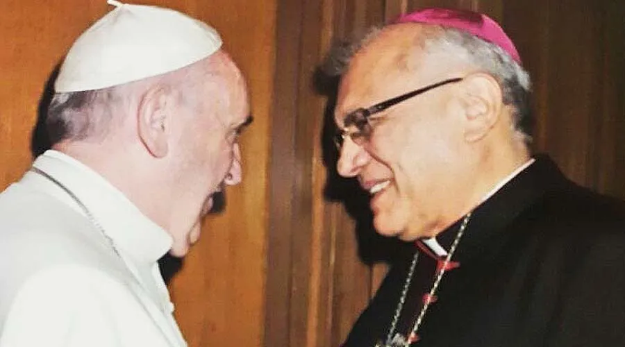 El Papa Francisco y Mons. Baltazar Porras / Foto: CEV?w=200&h=150