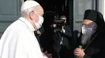 Imagen referencial. Papa Francisco con Patriarca Bartolomé. Foto: Vatican Media