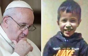 Imagen referencial. Papa Francisco en el Vaticano y Rayan. Foto: Vatican Media. 
