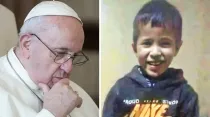 Imagen referencial. Papa Francisco en el Vaticano y Rayan. Foto: Vatican Media.