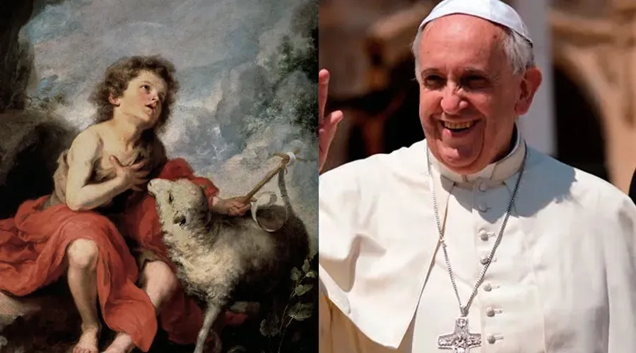 Papa Francisco invita a imitar ejemplo de humildad de San Juan Bautista