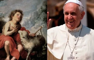 San Juan Bautista. Cru00e9dito: Dominio Pu00fablico. Papa Francisco. Foto: ACI Prensa 