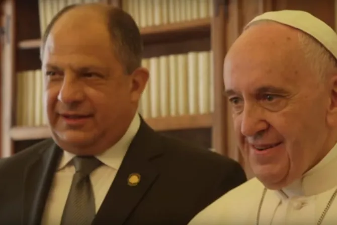 Migración y defensa de la vida: Temas de encuentro del Papa y Presidente de Costa Rica