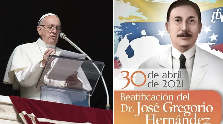 Papa sugiere imitar ejemplo del Beato José Gregorio Hernández para cuidar a quienes sufren