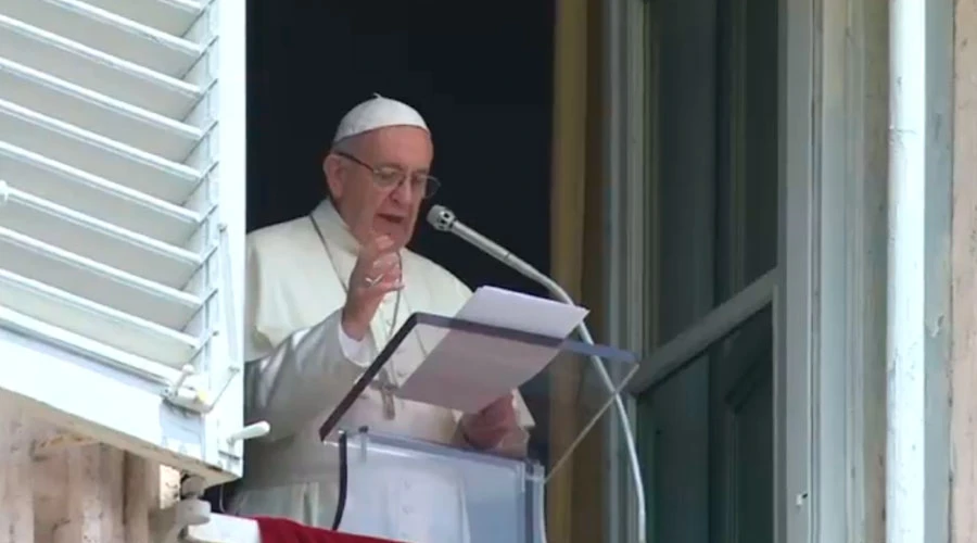 El Papa Francisco en el Ángelus de hoy. Captura Youtube?w=200&h=150