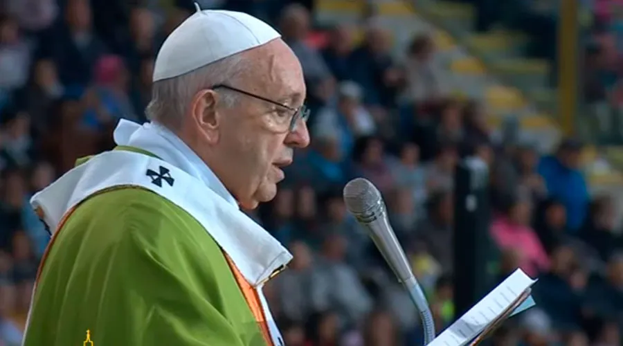 El Papa Francisco en la Misa en Bologna. Captura Youtube?w=200&h=150