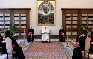 El Papa Francisco en la Audiencia General Foto: Vatican Media 