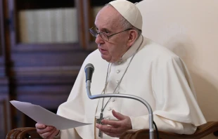 El Papa Francisco en la Audiencia General Foto: Vatican Media 