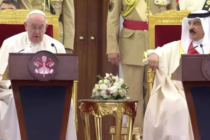 Discurso del Papa Francisco con las autoridades de Bahrein